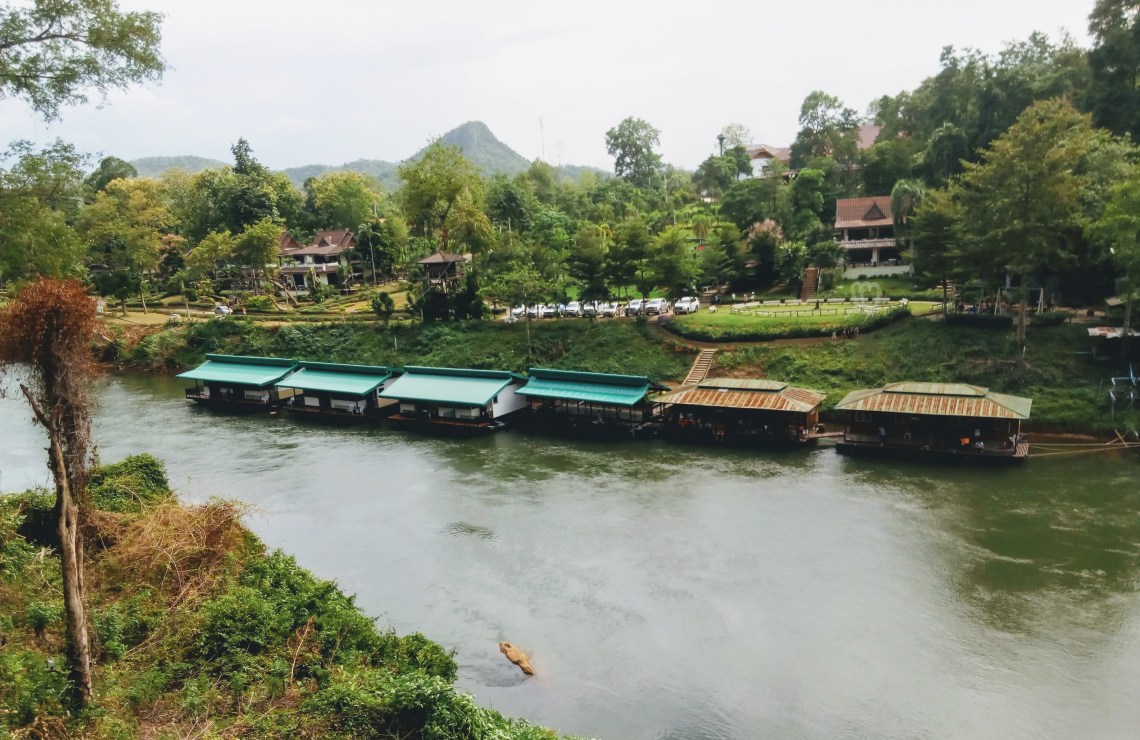 The dry waterfall Kanchabauri
